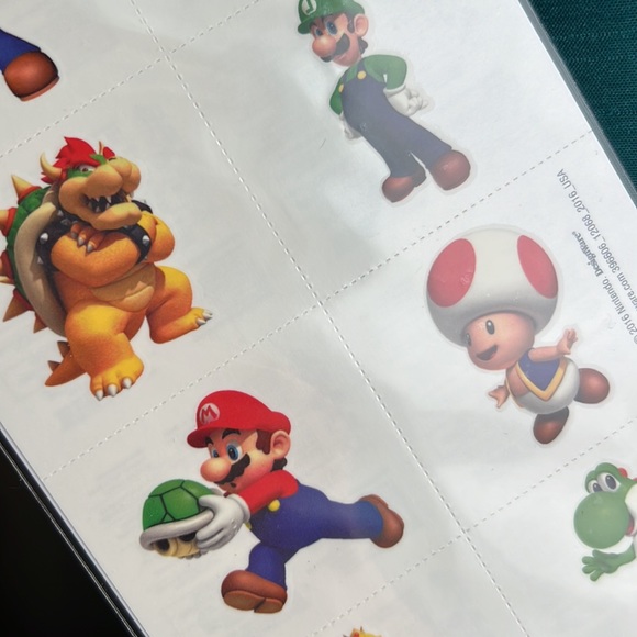8 pcs Super Mario Temporary Tattoos - Picture 7 of 9